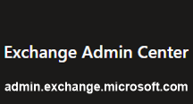 Microsoft 365 Exchange Admin Center